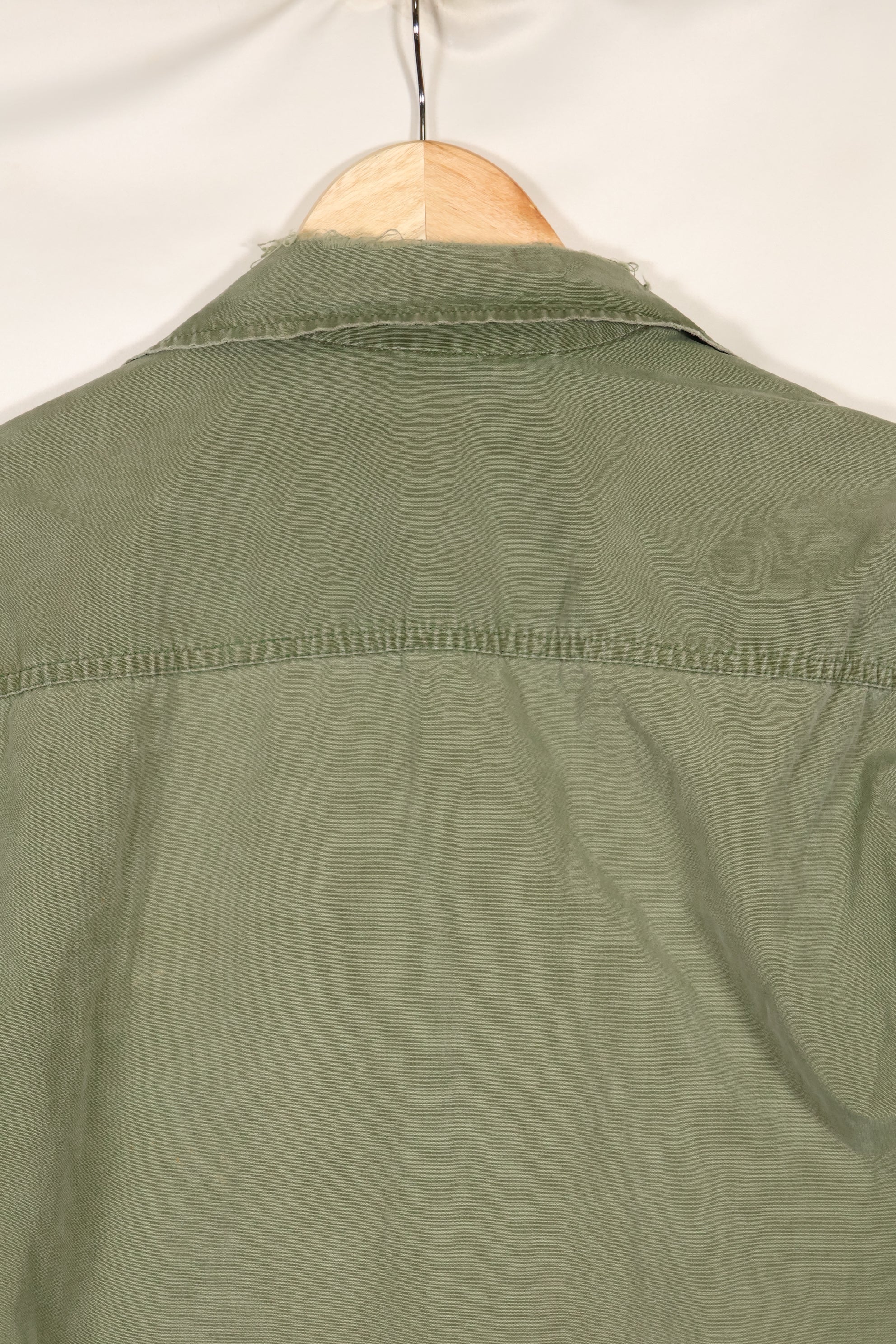 circa 1967-68 size unknown 3rd model jungle fatigues jacket, used, released by a movie company.