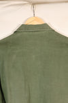 1960s, Estimated Size: SMALL, OG-107 Utility Shirt with Patches, Used