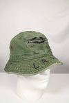 Real Locally Made OD Boonie 9th Infantry Divition LRRP with Direct Embroidery & Sniper Patch Boonie Hat