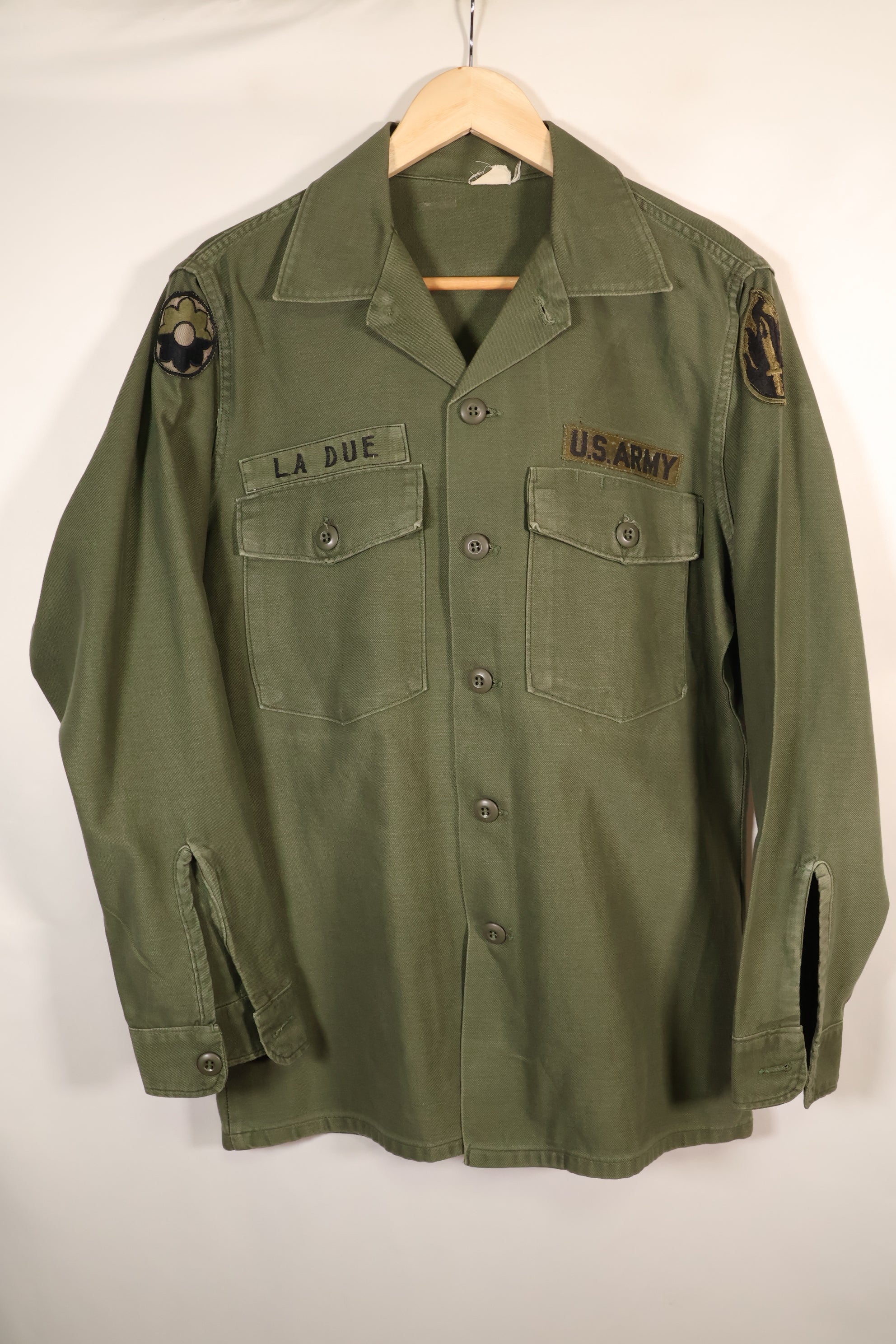 1972 Contract, 15 1/2 x 33, OG-107, Utility Shirt, With Patch, Used