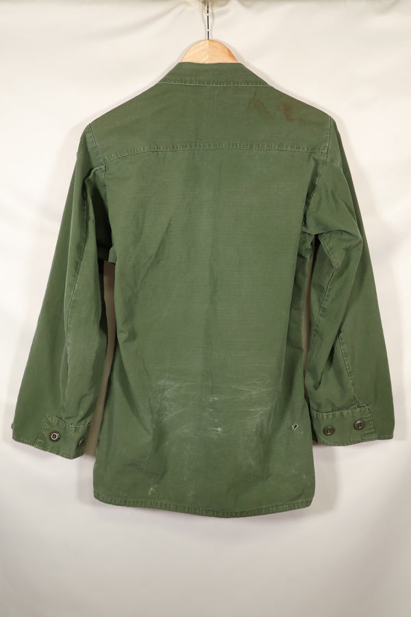circa 1967-68 size unknown 4th model jungle fatigues jacket, used, released by a movie company.