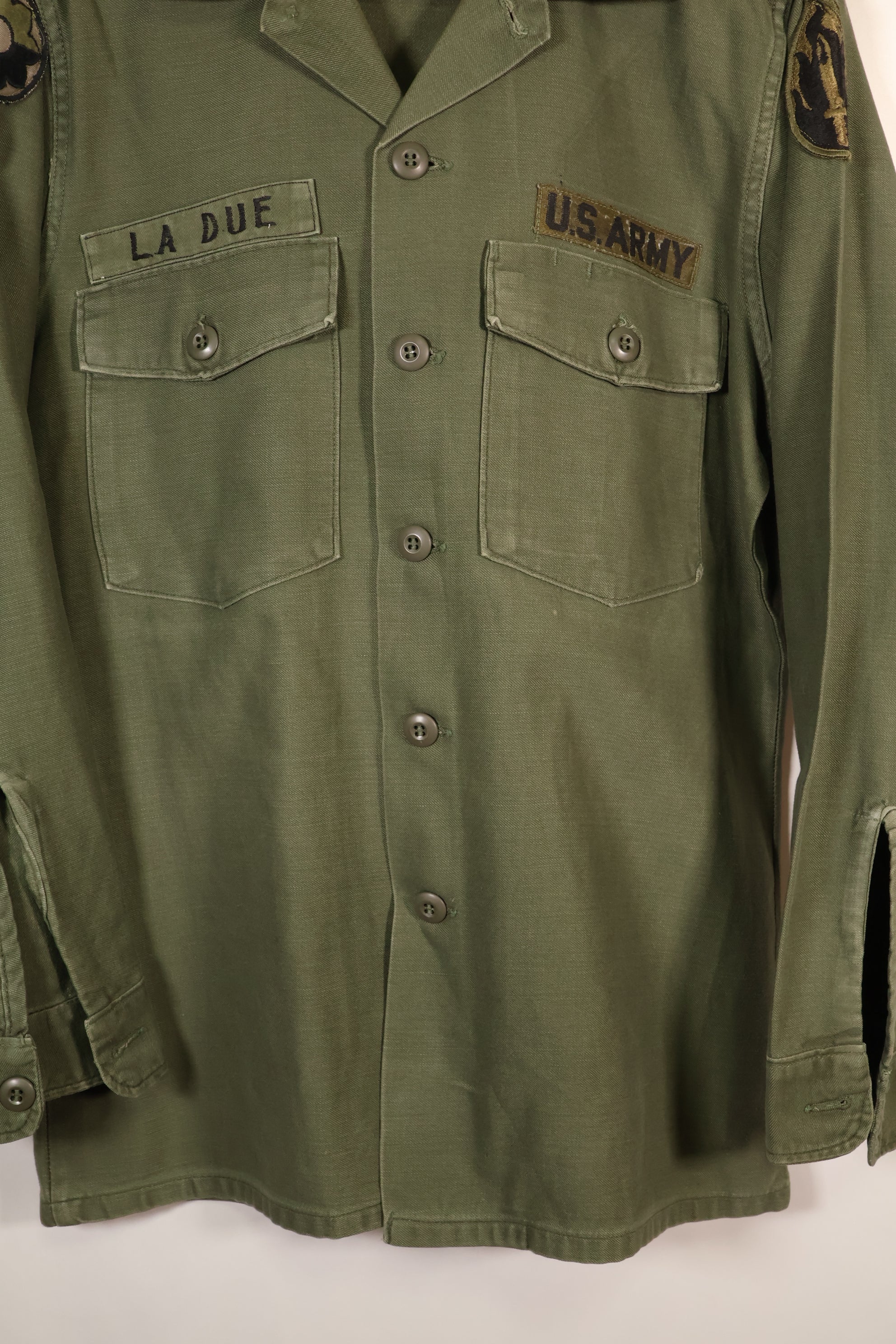 1972 Contract, 15 1/2 x 33, OG-107, Utility Shirt, With Patch, Used