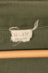 1972 Contract, 15 1/2 x 33, OG-107, Utility Shirt, With Patch, Used