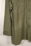 Late 1960s Contract Item, 16 1/2 x 32, OG-107, Utility Shirt with Patch, Used