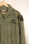 Late 1960s Contract Item, 16 1/2 x 32, OG-107, Utility Shirt with Patch, Used