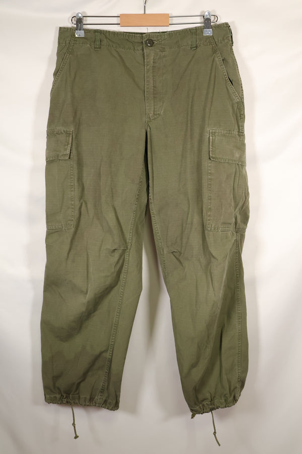 Circa 1967-68 M-S Size 4th Model Jungle Fatigue Pants, Used, Released by Film Company A