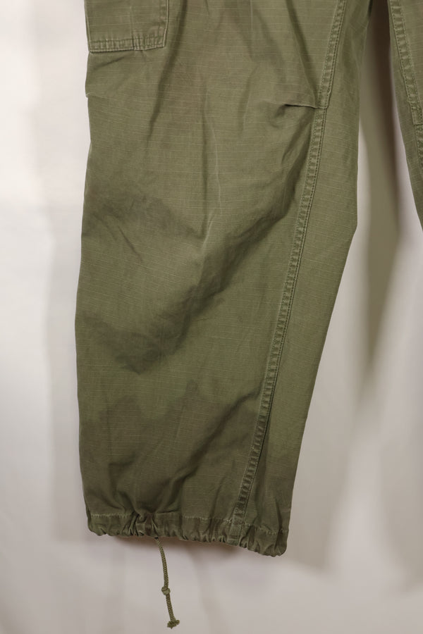 Circa 1967-68 M-S Size 4th Model Jungle Fatigue Pants, Used, Released by Film Company A