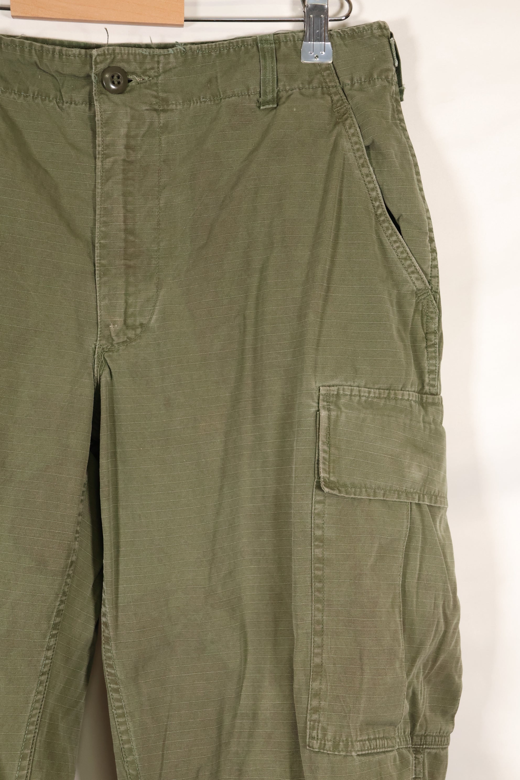 Circa 1967-68 M-S Size 4th Model Jungle Fatigue Pants, Used, Released by Film Company A