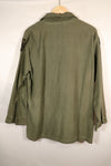 Late 1960s Contract Item, 16 1/2 x 32, OG-107, Utility Shirt with Patch, Used