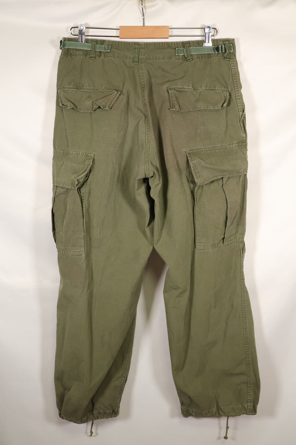 Circa 1967-68 M-S Size 4th Model Jungle Fatigue Pants, Used, Released by Film Company A