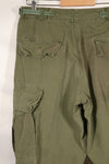 Circa 1967-68 M-S Size 4th Model Jungle Fatigue Pants, Used, Released by Film Company A