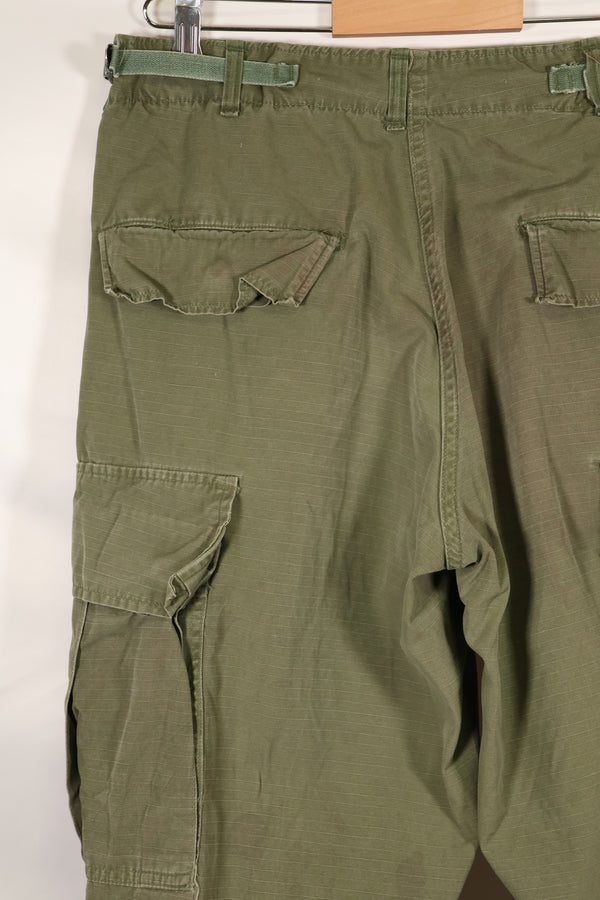 Circa 1967-68 M-S Size 4th Model Jungle Fatigue Pants, Used, Released by Film Company A