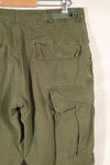 Circa 1967-68 M-S Size 4th Model Jungle Fatigue Pants, Used, Released by Film Company A