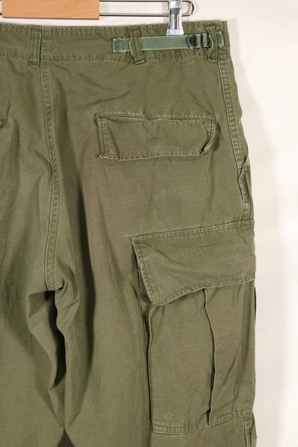 Circa 1967-68 M-S Size 4th Model Jungle Fatigue Pants, Used, Released by Film Company A