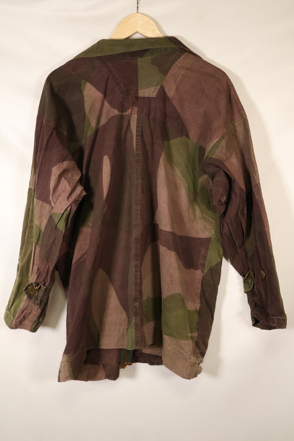 1940s, WWII, British Army, Windproof Camouflage Smock, Modified, Indochina War Replica, Post-war modifications, Used