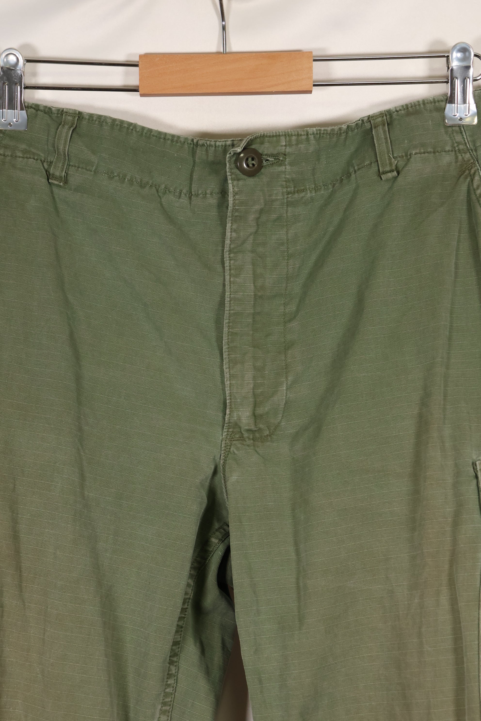 Circa 1967-68 M-S size 4th Model Jungle Fatigue pants, used, released by a movie company.
