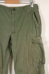Circa 1967-68 M-S size 4th Model Jungle Fatigue pants, used, released by a movie company.