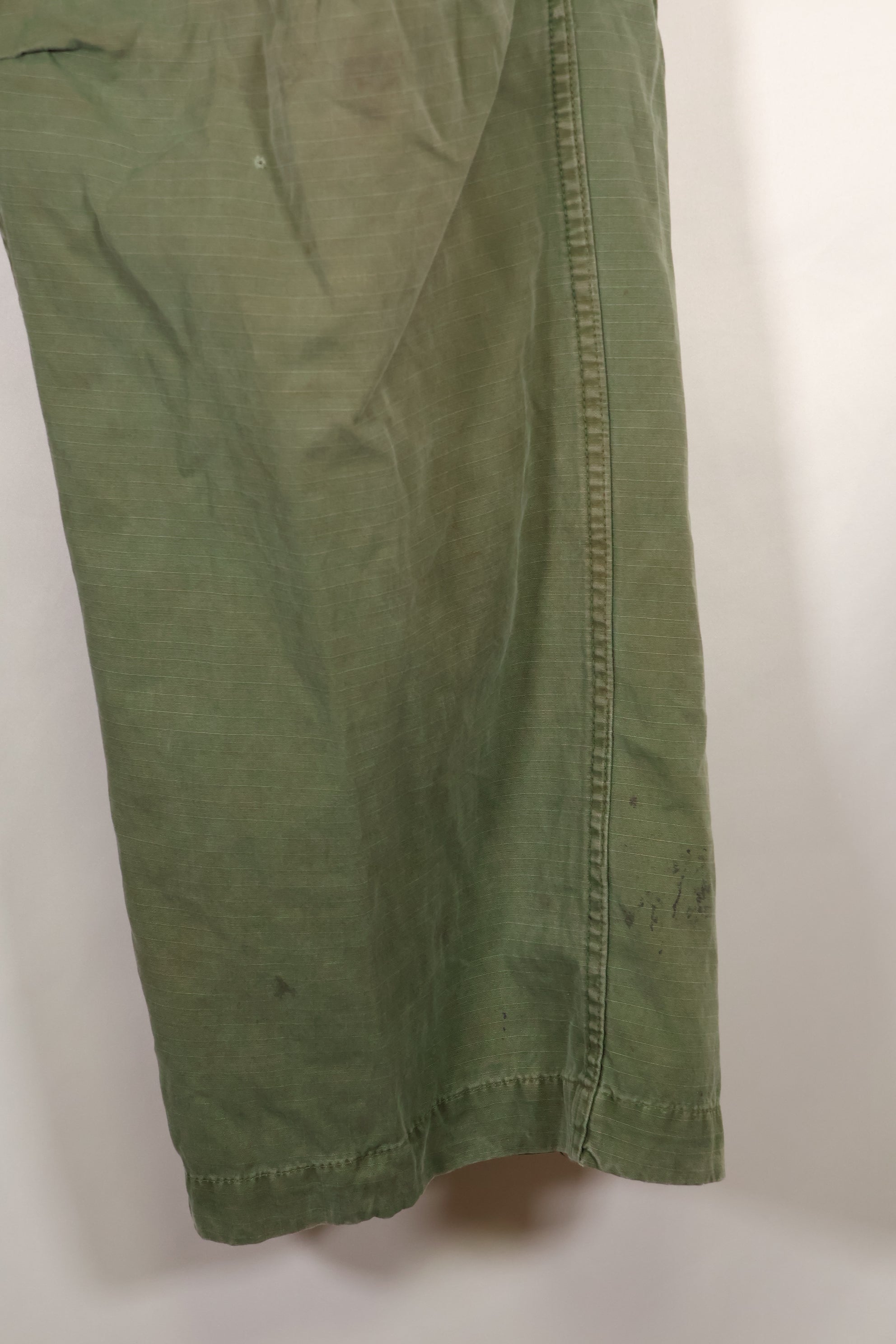 Circa 1967-68 M-S size 4th Model Jungle Fatigue pants, used, released by a movie company.