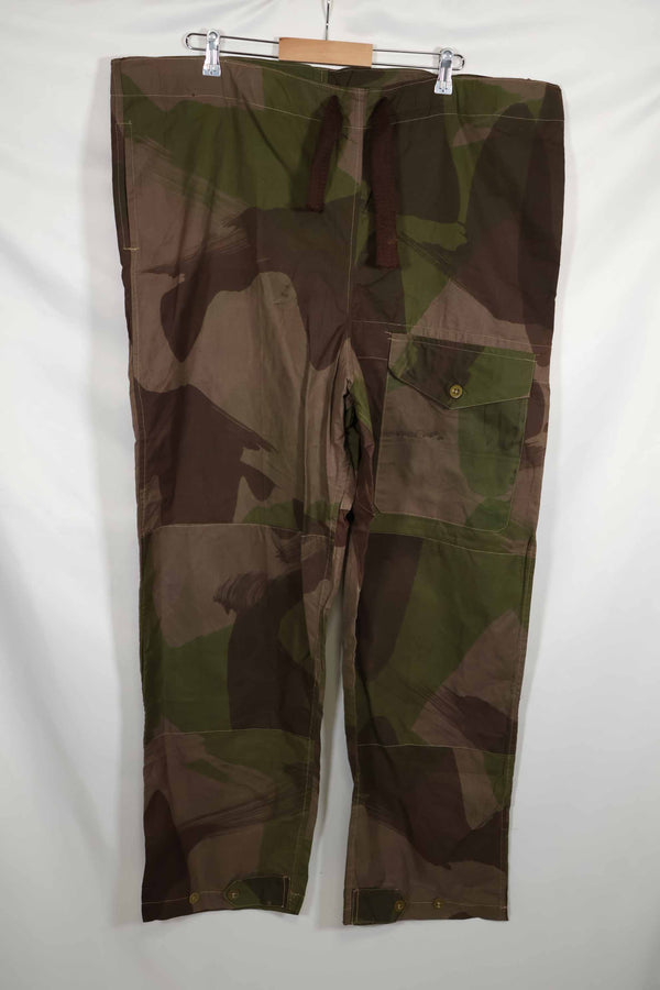 1944 British Army SAS Trousers WINDPROOF camouflage pants size No. 6 in good condition