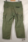 Circa 1967-68 M-S size 4th Model Jungle Fatigue pants, used, released by a movie company.
