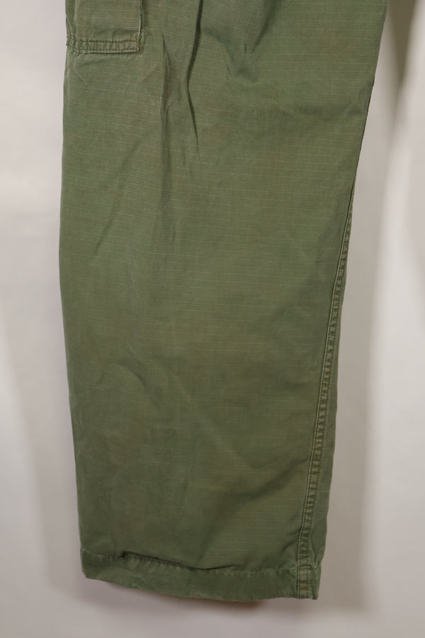 Circa 1967-68 M-S size 4th Model Jungle Fatigue pants, used, released by a movie company.