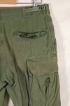 Circa 1967-68 M-S size 4th Model Jungle Fatigue pants, used, released by a movie company.