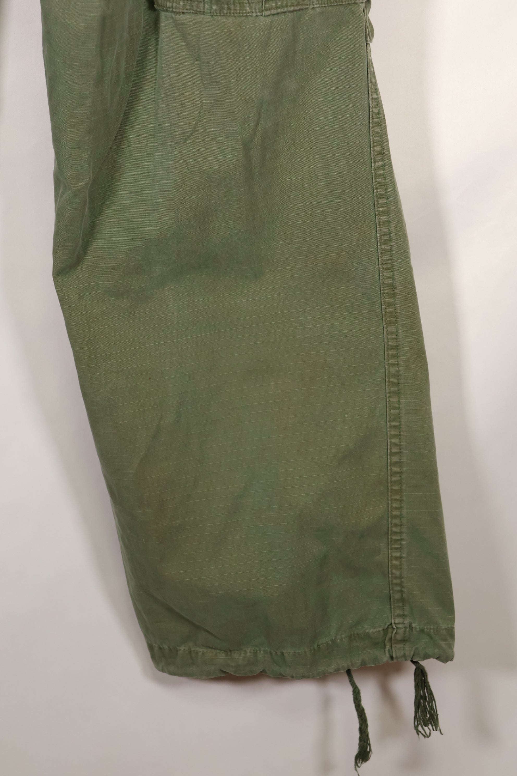 Circa 1967-68 M-S size 4th Model Jungle Fatigue pants, used, released by a movie company.