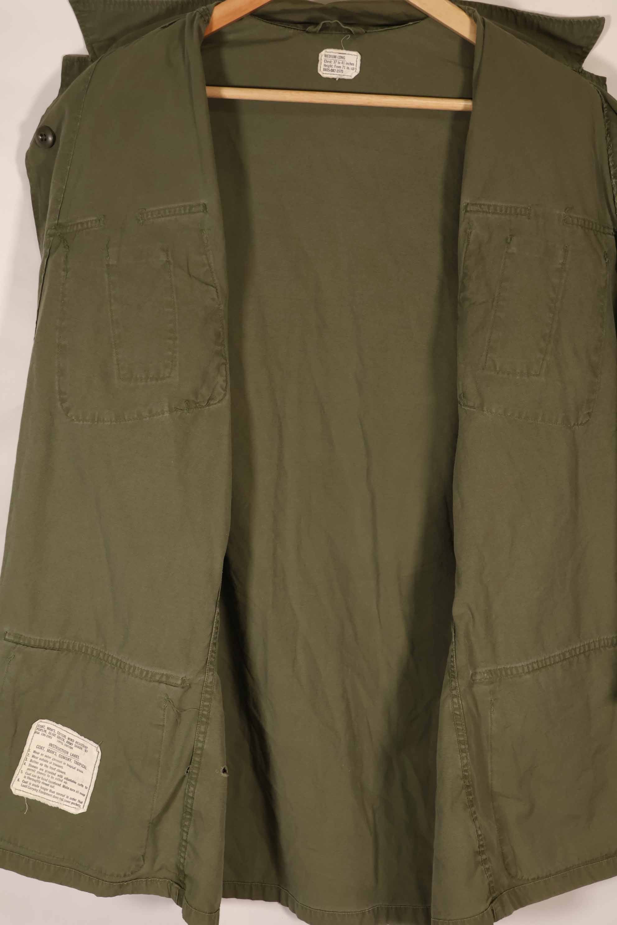 Real 1966-1967 3rd Model Jungle Fatigue Jacket M-L Used