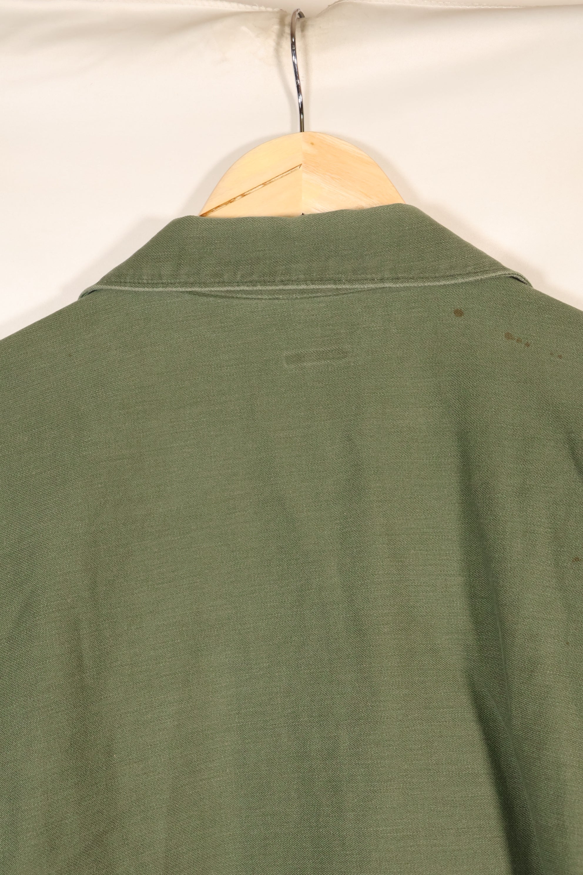 1968 Contract, Estimated Size: MEDIUM, OG-107, Utility Shirt, Aftermarket Patch, Used
