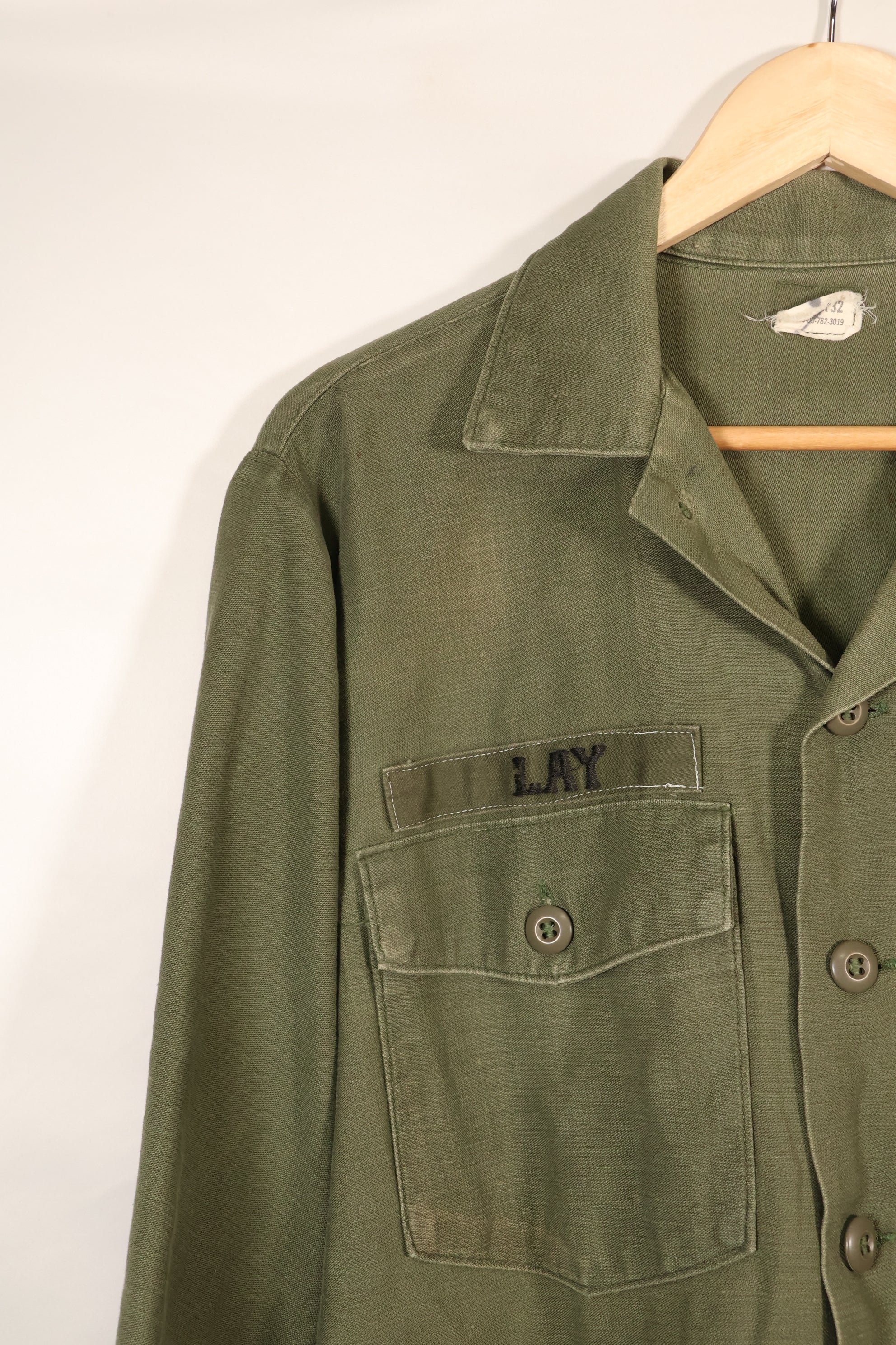 1975 Contract, 16 1/2 x 32, OG-107, Utility Shirt, With Added Patch, Used