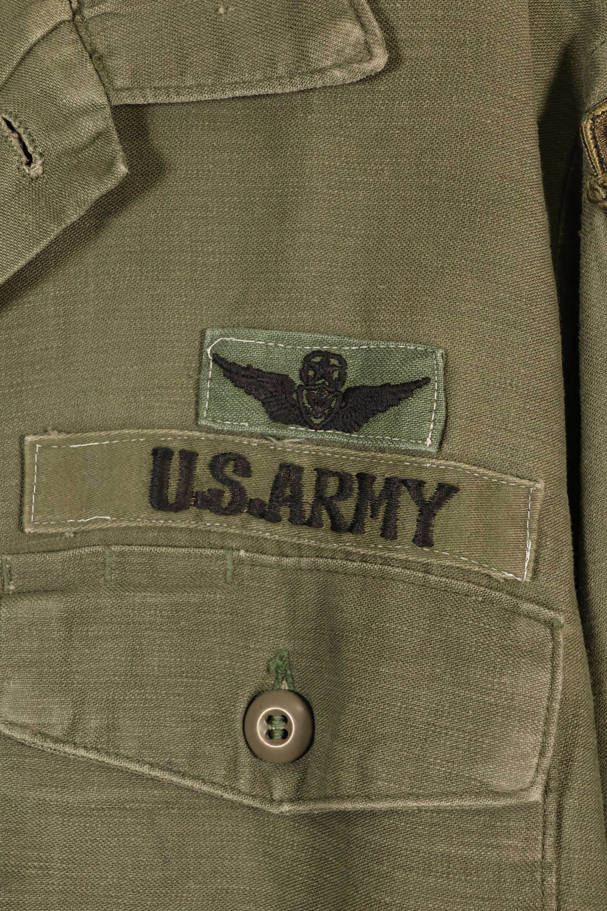 1975 Contract, 16 1/2 x 32, OG-107, Utility Shirt, With Added Patch, Used