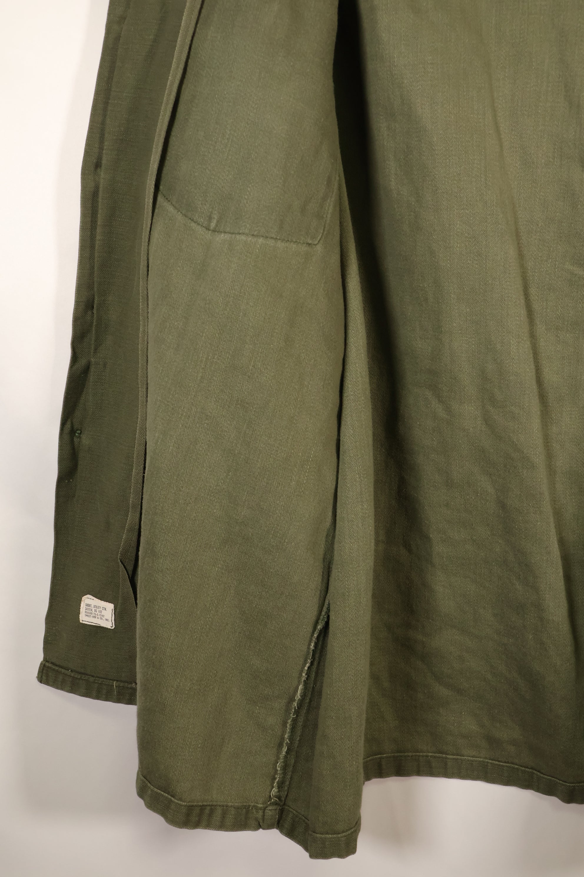 1975 Contract, 16 1/2 x 32, OG-107, Utility Shirt, With Added Patch, Used