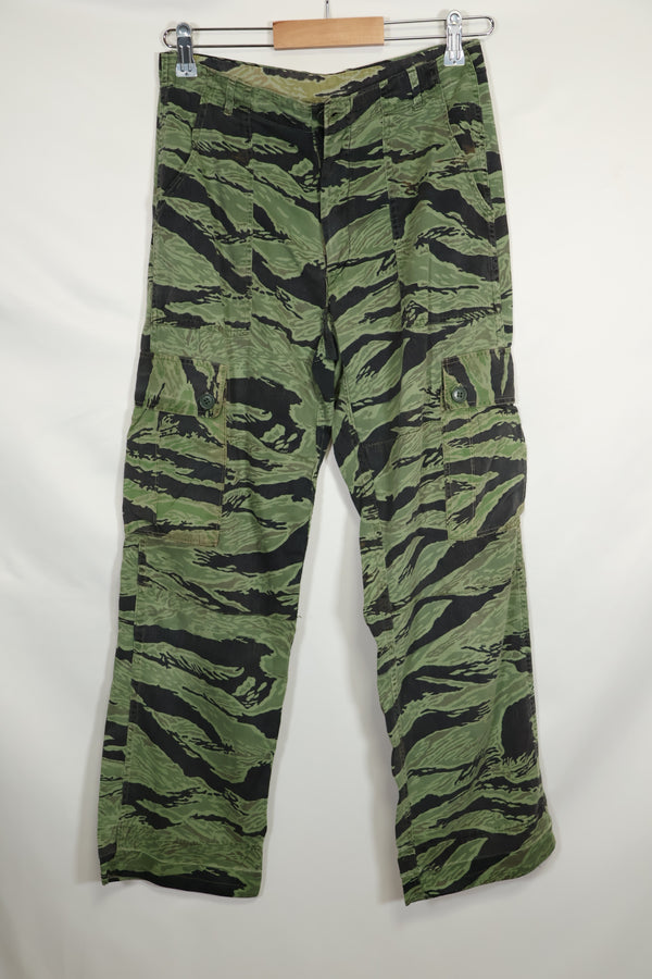 1970 VNMC 4th Model Tiger Stripe Pants, size A-1, used.