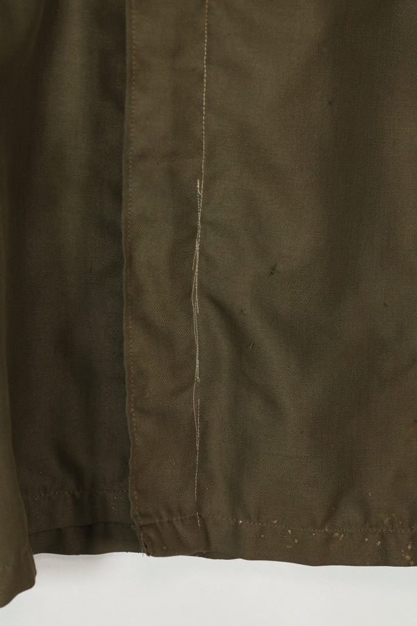 Real South Vietnam locally made NOMEX shirt, used, with patch marks.