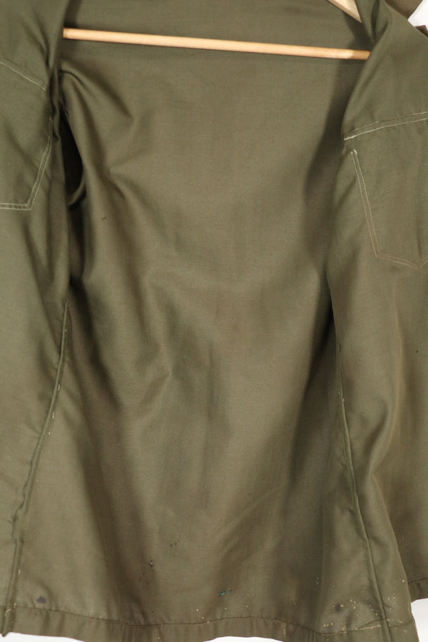 Real South Vietnam locally made NOMEX shirt, used, with patch marks.