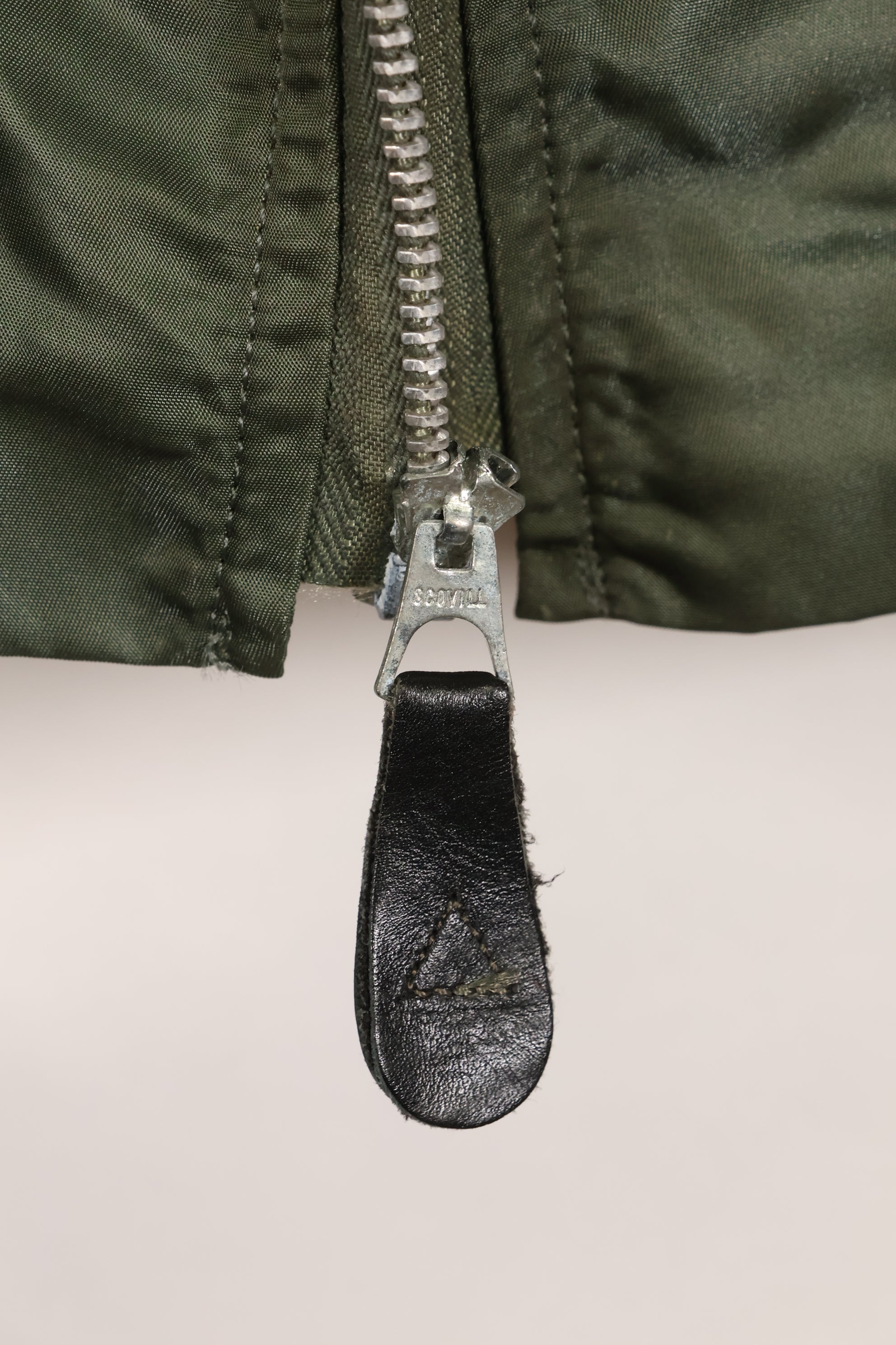 1970 Contract MEDIUM USAF L-2B Flight Jacket, Light Zone, Worn by Bill Eveland, Good Condition