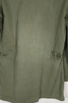 Real 2nd Model Jungle Fatigue Jacket, MACV affiliation, first patch attached, used.