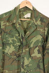 Real ERDL non ripstop jungle fatigues jacket, used, scratches, etc. B