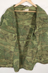 Real ERDL non ripstop jungle fatigues jacket, used, scratches, etc. B