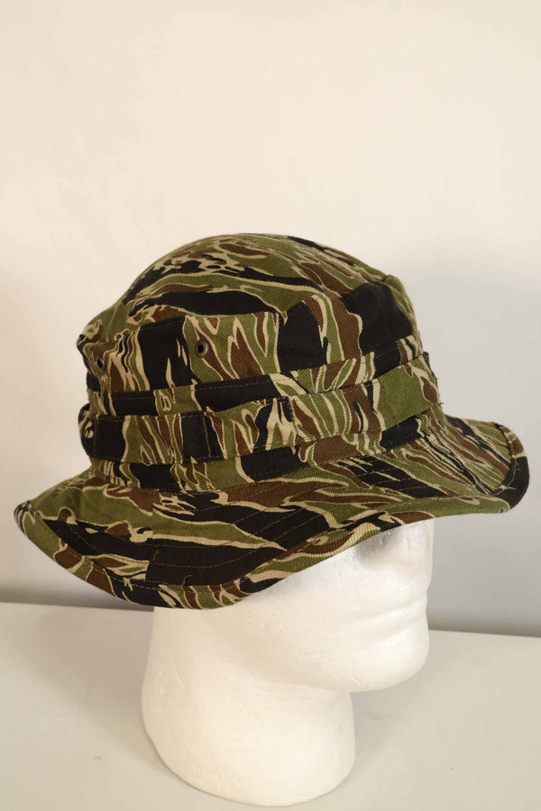 Limited quantity one-washed MILITARIA 1911 early Gold Tiger CISO cut boonie hat with short brim modification C