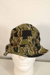 Limited quantity one-washed MILITARIA 1911 early Gold Tiger CISO cut boonie hat with short brim modification C