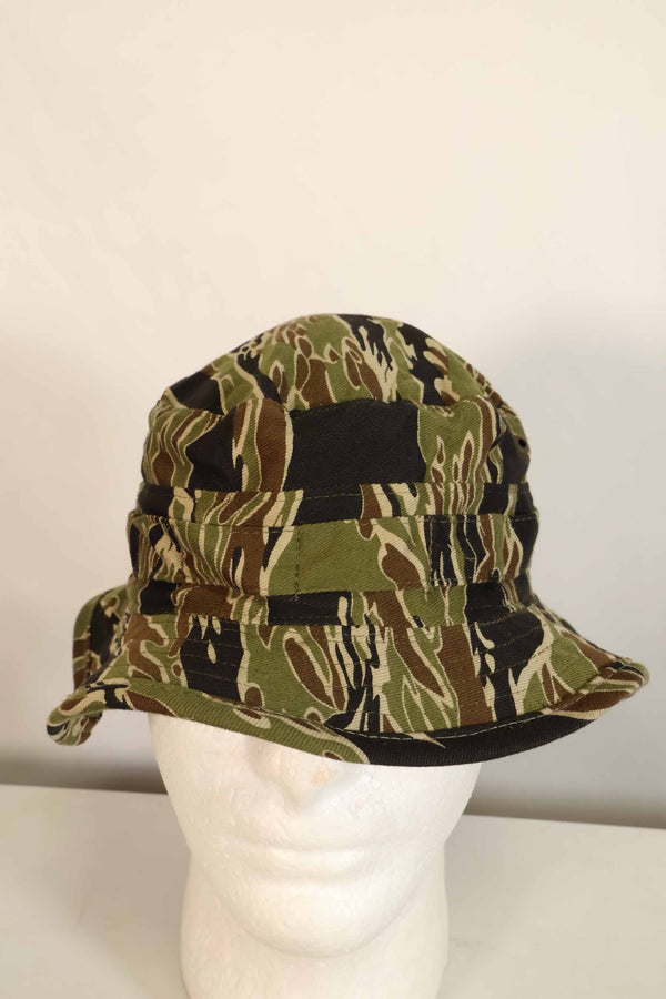 Limited quantity one-washed MILITARIA 1911 early Gold Tiger CISO cut boonie hat with short brim modification C