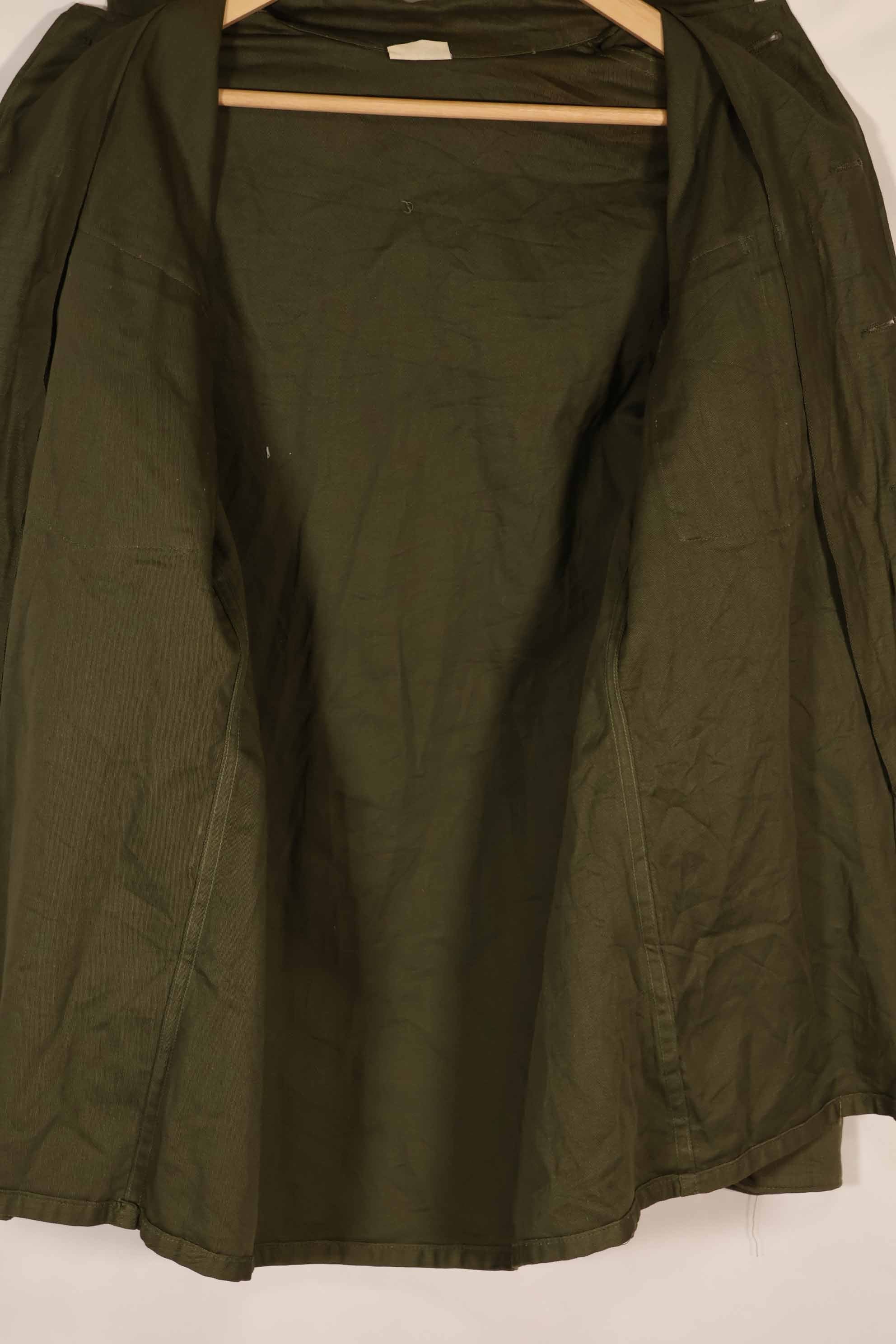 Real mid 1960s US Army OG-107 Utility Shirt 15 1/2 X35 Deadstock