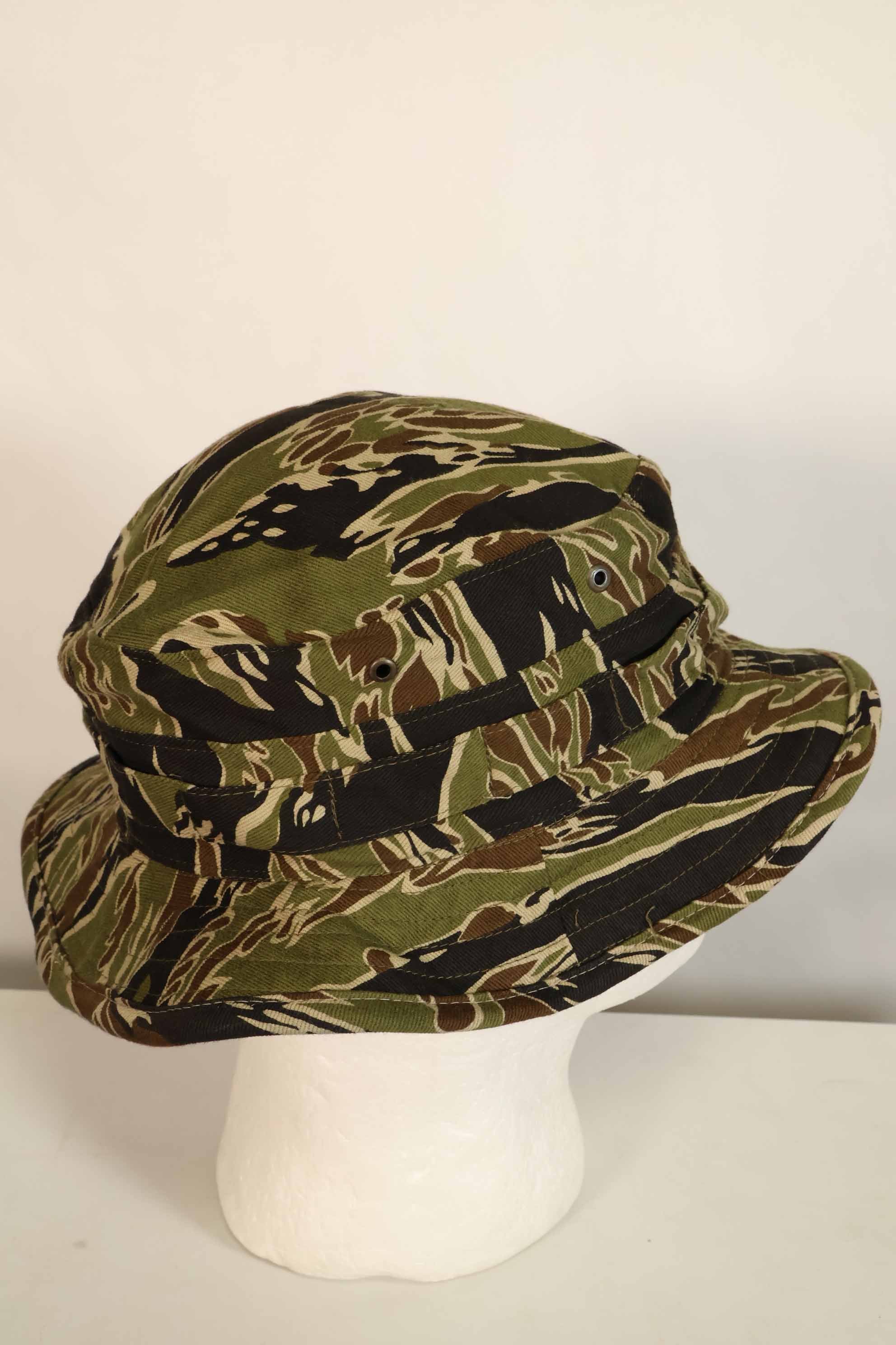 Limited quantity one-washed MILITARIA 1911 early Gold Tiger CISO cut boonie hat with short brim modification C