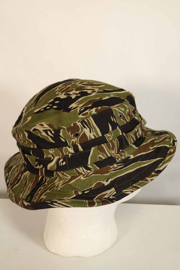 Limited quantity one-washed MILITARIA 1911 early Gold Tiger CISO cut boonie hat with short brim modification C