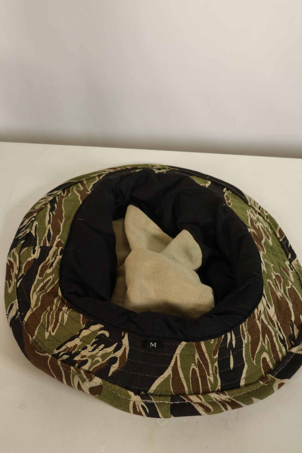 Limited quantity one-washed MILITARIA 1911 early Gold Tiger CISO cut boonie hat with short brim modification C