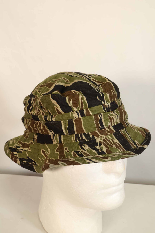 Limited Production One-washed MILITARIA 1911 Early Gold Tiger CISO Cut Booney Hat Short Brim Modified E