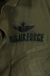 1968 Contract 4th Model Ripstop Jungle Fatigue L-L USAF Petty Officer Used