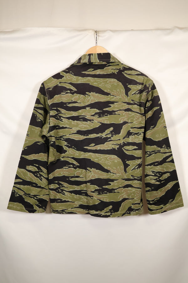 Real Late War Pattern Tiger Stripe Shirt, heavyweight fabric, good condition.