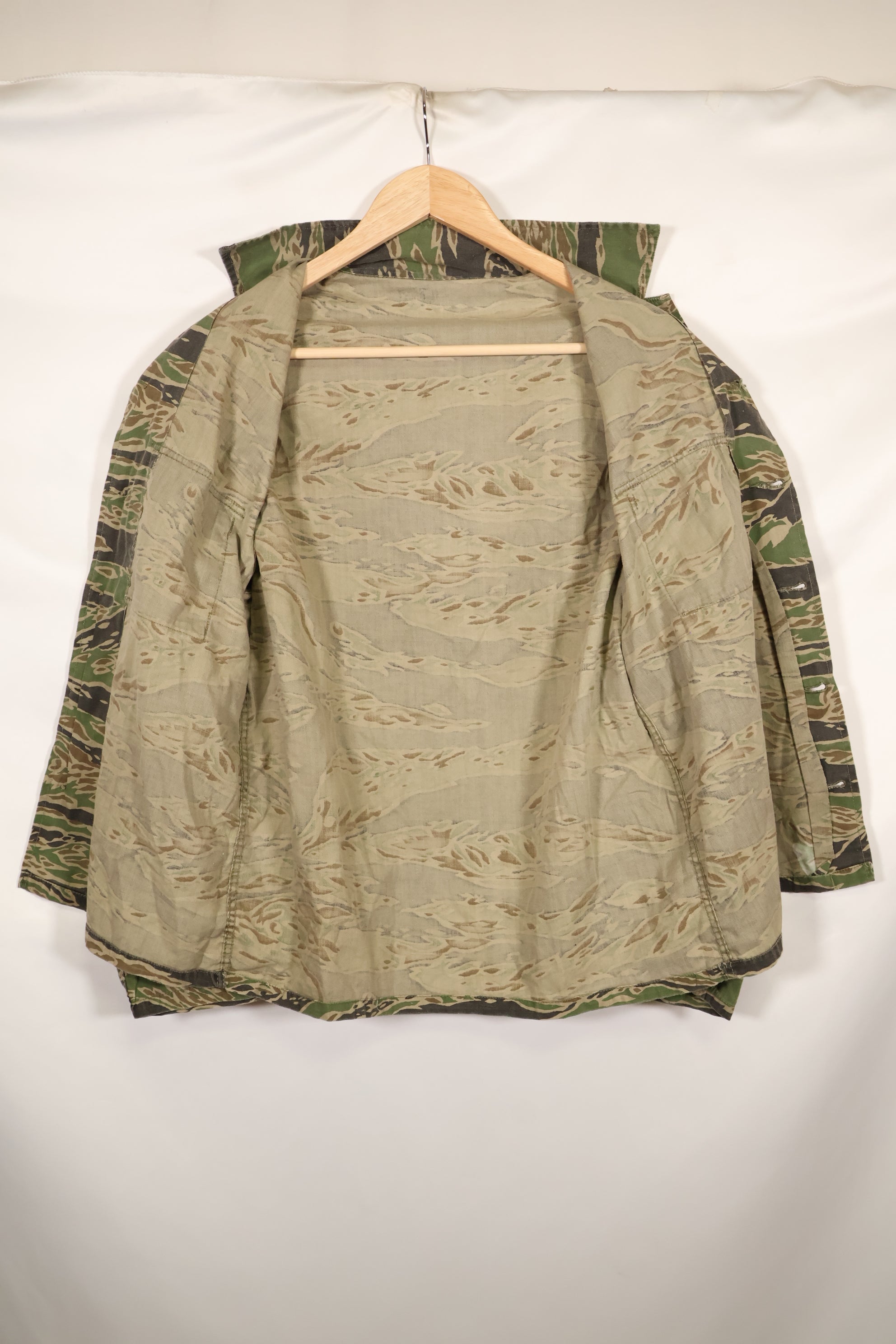 Actual Late War Pattern Tiger Stripe Shirt A-L Faded